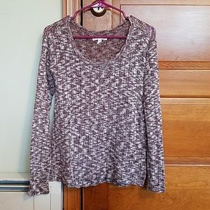 Maroon/white Aeropostale Sweater